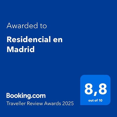 Residencial En Madrid Alquiler De Corta Estancia No Turistico エクステリア 写真